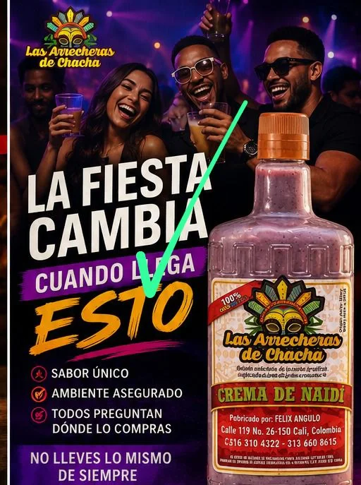 Crema de Naidí Las Arrecheras de Chacha